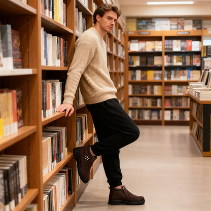 Promocja w połowę ceny 🔥 【Rozmiary 39-47】❄️ Męskie zimowe grube buty bawełniane i buty zimowe wełniane