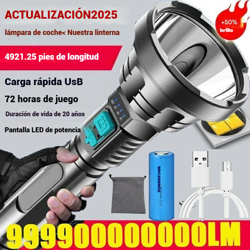 🔦💡Alcance extra largo🔥🔦Linterna de alta potencia para exteriores. ¡Bienvenido a nuestra tienda! ¡100% autenticidad garantizada!