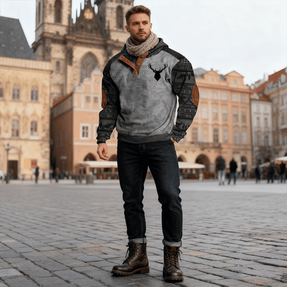 💥🔥【Oferta limitowana czasowo】🔥【S-5XL】Luźna mikina z 3D drukiem, amerykański styl uliczny, na jesień i zimę