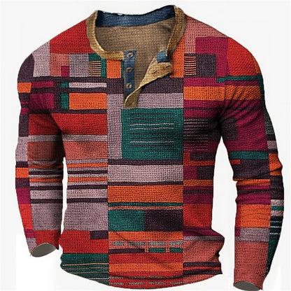🏆【S–5XL】Noutate pentru toamnă și iarnă – un top elegant pentru bărbați, cu design în contrast și croială confortabilă pentru mărimi mari.