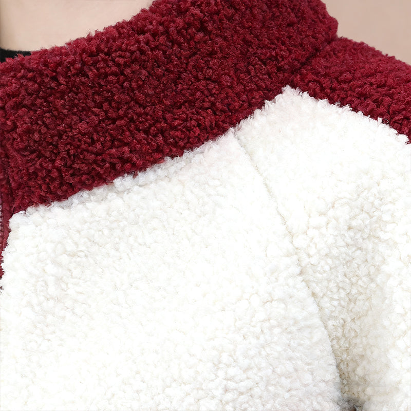 【🔥Половина цена за есен и зима】☃️❄️Ново кадифено яке от агнешка вълна за есен и зима 2025 г