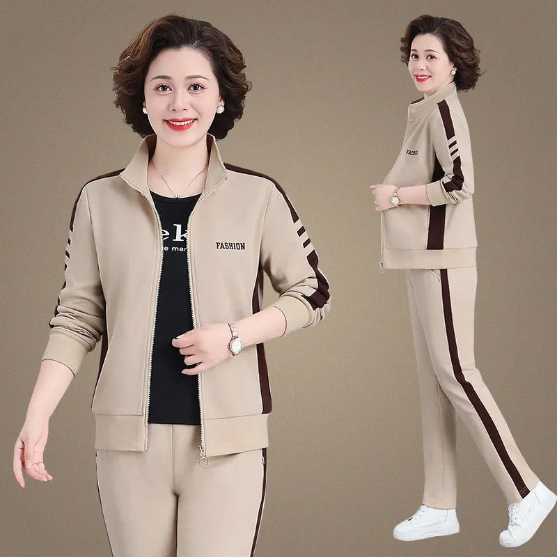 🔥【Купи един, вземи друг безплатно】🔥【Размери M-5XL】【Жакет + Панталони】😍Нова есенна голяма размер спортнакаузал суитка