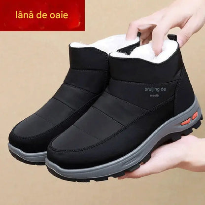 🔥【39–45】👟 Pantofi de iarnă pentru bărbați, din bumbac pur, cu căptușeală groasă și pufoasă