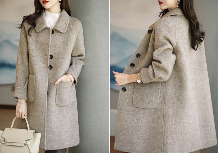 🔥🔥【Mitad de precio a finales de mes】Nuevos modelos de chaquetas de cuero sintético gruesas para otoño/invierno 2025, estilo de longitud media, slim fit