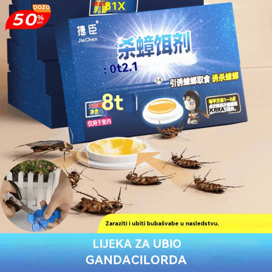 🛡️🏠【40 bucăți】💥Gel profesional pentru combaterea gândacilor, momeală pentru uz casnic, netoxic, sigur pentru mame și copii