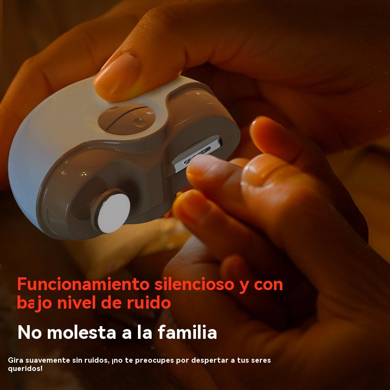 ✂️💅¡Último día de la oferta! 50% de descuento🔥 Lima de uñas eléctrica multifuncional, cortauñas eléctrico con protección antipellizcos