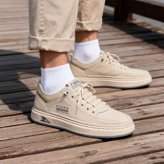 🔥✨【39-44】2025 Професионални мъжки равни кожени дишащи обувки