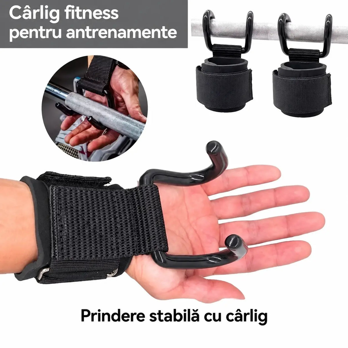 💪【Cumperi 1, primești 1 gratis】🔥Ofertă excelentă🔥Suport pentru încheietura mâinii cu cârlig