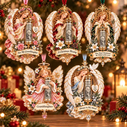 🎁 Prețul pentru setul din 5 piese este de 159 RON ✨Ornament de Crăciun cu înger, pentru bani