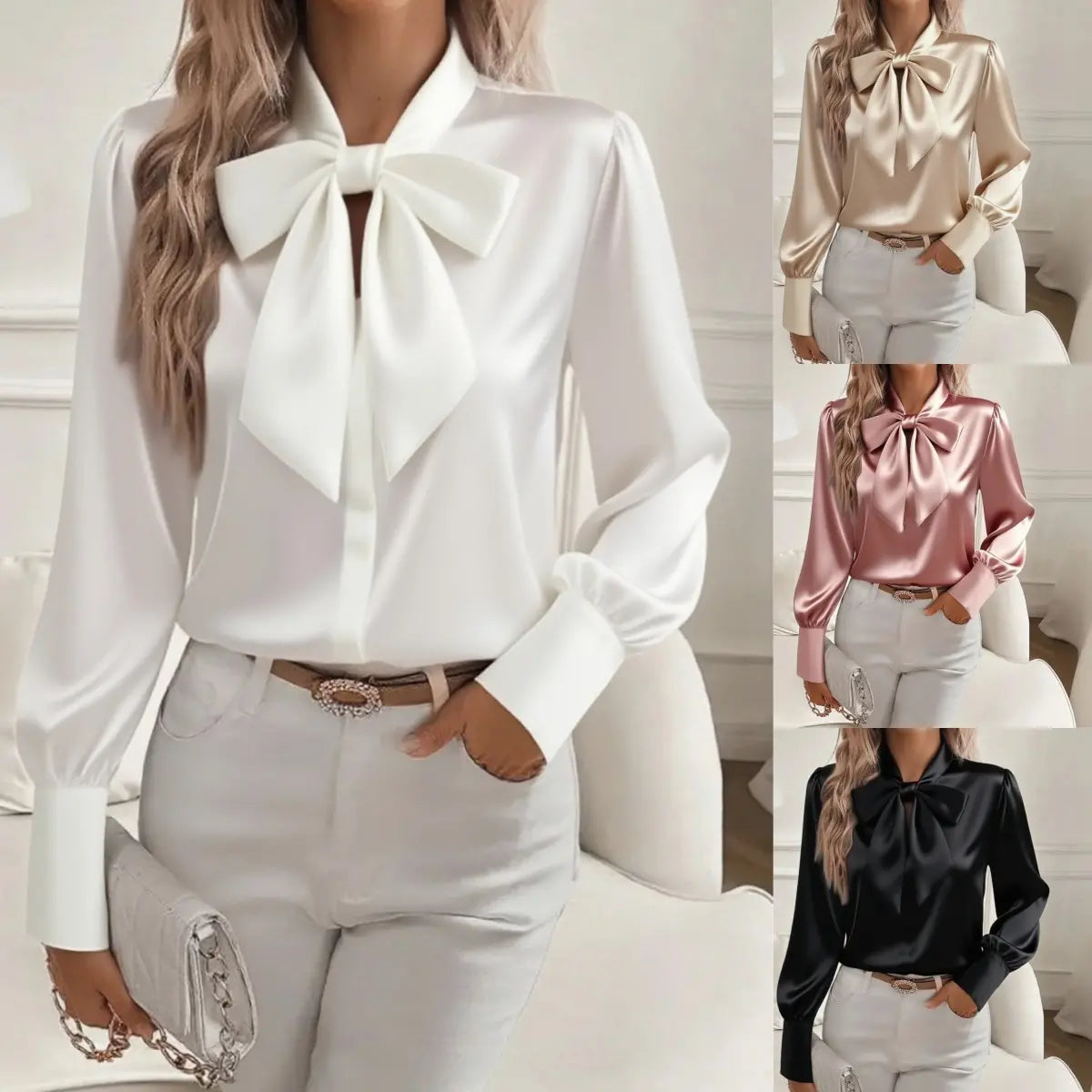 🔥【Noutăți de toamnă】✨Cămașă din mătase, în tendințe pentru 2026, pentru un look elegant – material fin, croială modernă și alegerea perfectă pentru ținutele de zi cu zi