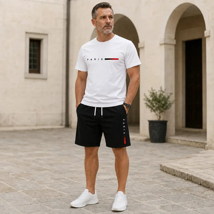 Set casual pentru bărbați vara 2026 ✔ Potrivit pentru sport și timp liber ✔ Livrare gratuită