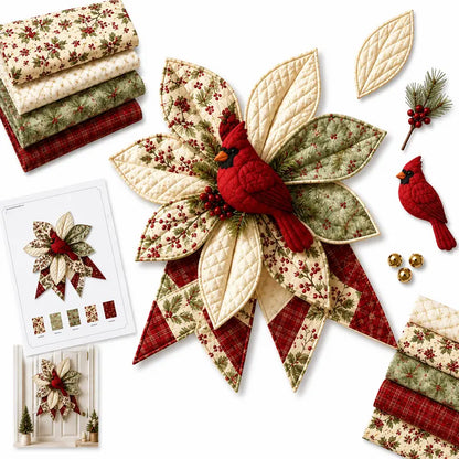 🎇🎄Kit de cusut pentru decor de ușă, cu design de Crăciun matlasat (7 modele)