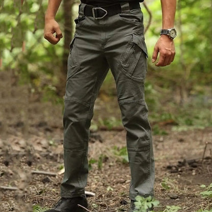 🔥Bestseller🔥【S-5XL】Pantaloni tactici cargo pentru bărbați, cu model camuflaj și buzunare