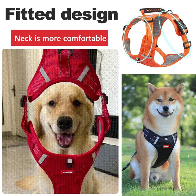 🐶【5-30 kg】Ham pentru câini, anti-smulgere, pentru animale de companie.