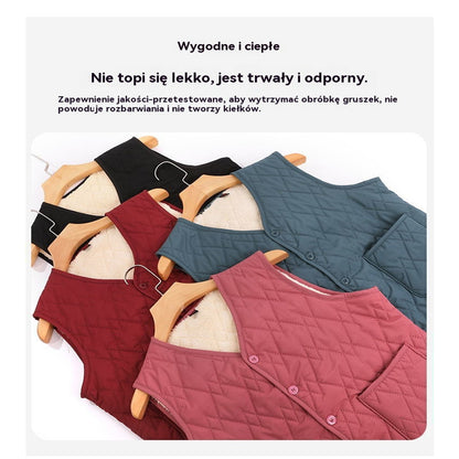【🔥Kup jeden, a drugi dostaniesz gratis】🔥Nowa, cienka i ciepła kamizelka bez rękawów na jesień i zimę