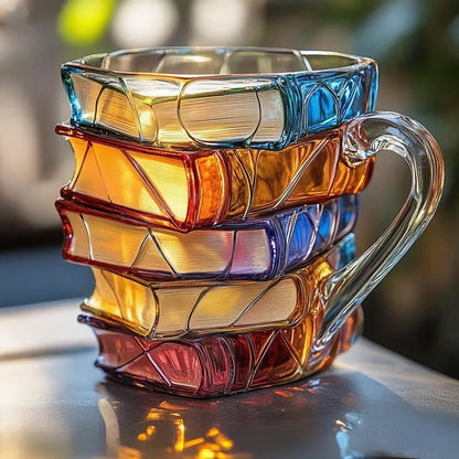 ✨【Ofertă limitată】📚Cană de cafea 3D în formă de carte, cea mai bine vândută din 2025