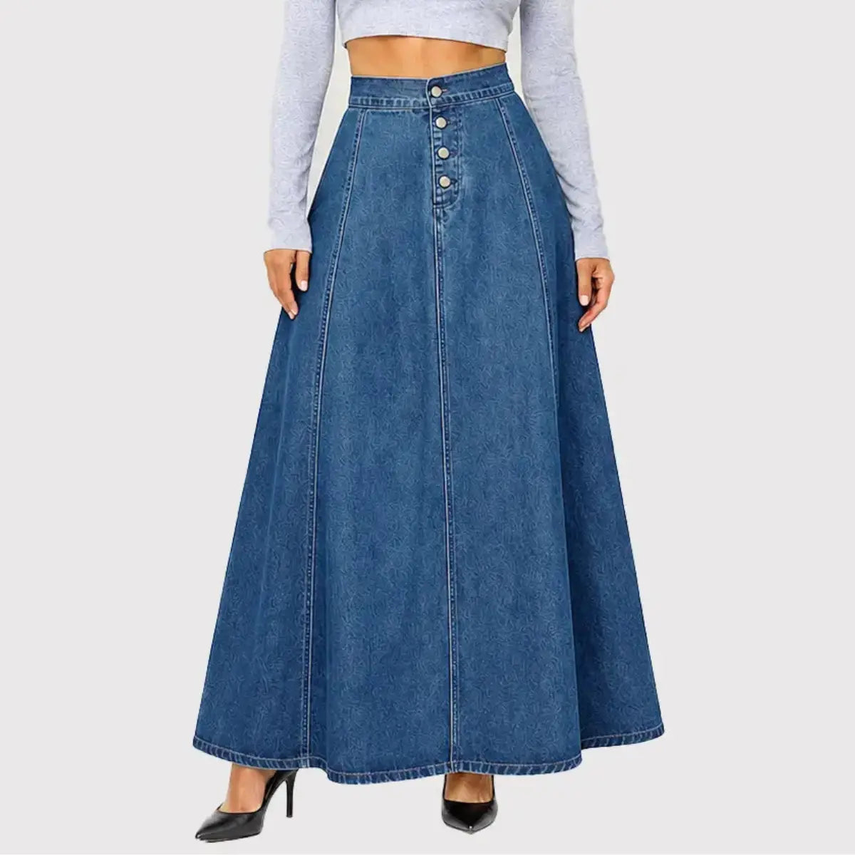 📢📢50% reducere! 🎉🚨 Fustă din denim pentru femei, la modă, nouă, 2026