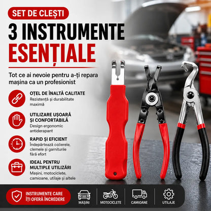 【Set 3 piese】Set de clești multifuncționali pentru reparații auto