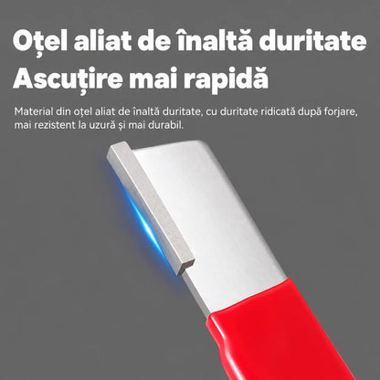 【Set de 2 bucăți】Ascuțitor portabil și rapid, pentru foarfece de grădină, cuțite de bucătărie și raclete