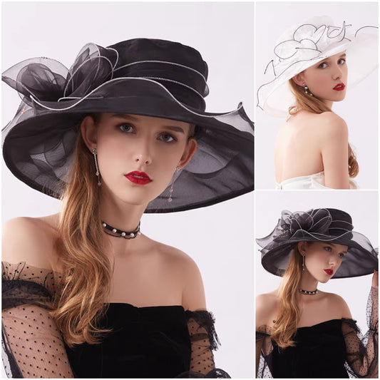 👒【Nadaje się na lato】Nowy kapelusz w kwiaty w stylu retro 