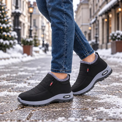 ❄️🔥👢Cizme de iarnă căptușite cu blană! Îți țin de cald și îți oferă siguranță în timpul mersului! 【35-47】