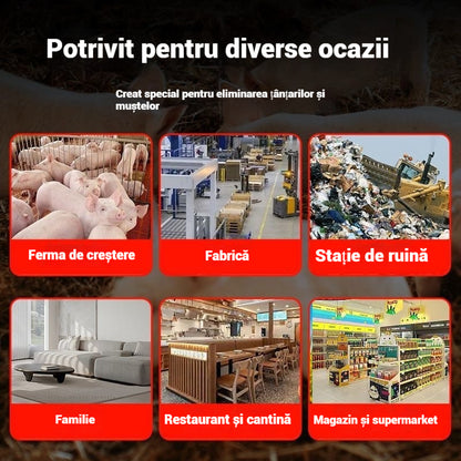 👍【5 pliculețe】🚫🦟🪳🪰pecial conceput pentru a ucide țânțarii și muștele din ferme, un pachet ucide puricii/lăcustele/gândacii de bucătărie/muștele/țânțarii!