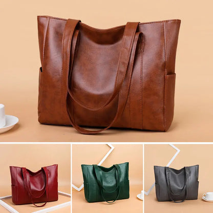 👜 Geantă de umăr din piele moale pentru femei la modă✨ Capacitate mare casuală✨