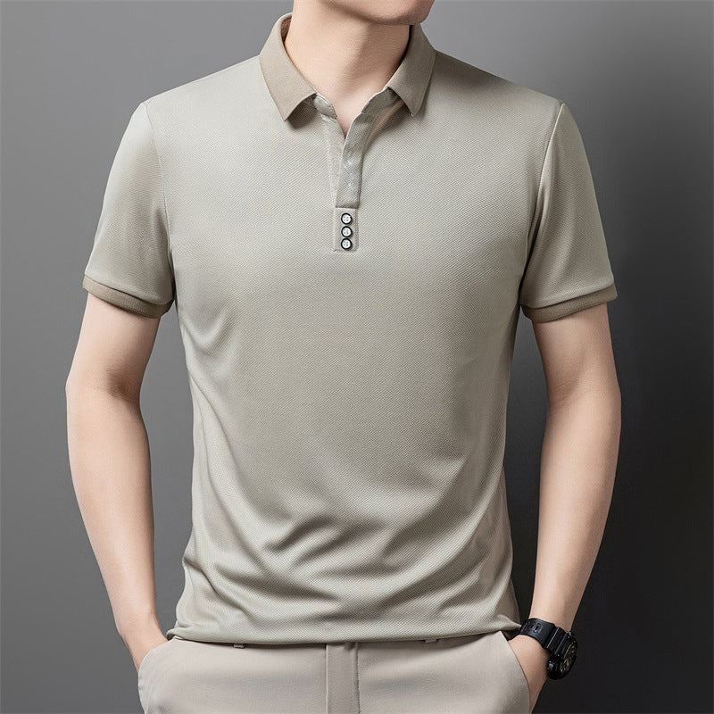 ✨【50% OFF】 Nová pánska polokošeľa s krátkym rukávom a priedušnou klopou na rok 2026