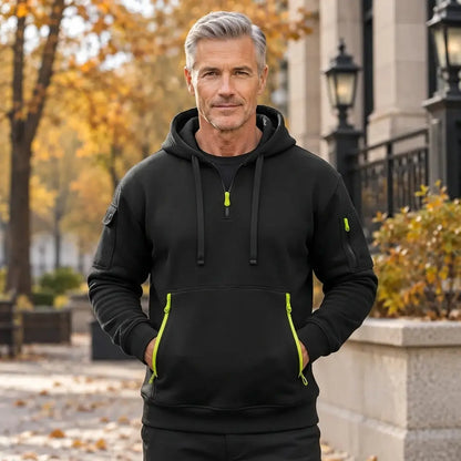 🍂【Ofertă limitată în timp: Reducere 50%🔥】Noutăți toamnă/iarnă: Hanorac bărbătesc cu fermoar și buzunare multiple