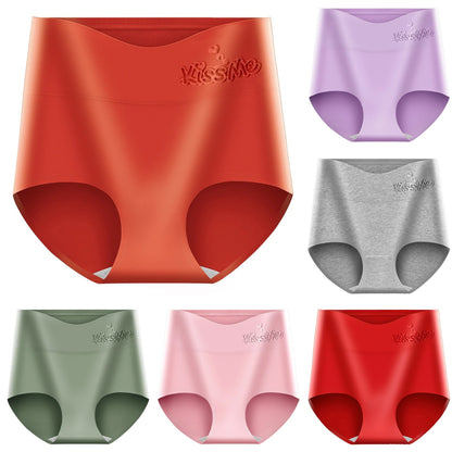 💖【🔥6 bucăți la doar 149 lei】Chiloți talie înaltă cu efect de ridicare a șoldurilor, fabricați din bumbac de calitate superioară ✨️ (potriviți pentru greutatea 45–105 kg)