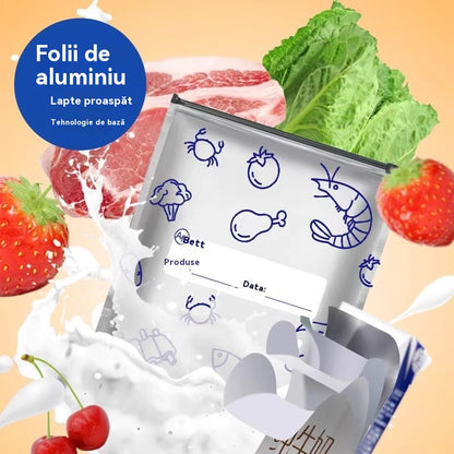 🔥🔥Celkem 30 antibakteriálních hliníkových sáčků, super snadno použitelných, pro zachování čerstvosti. 