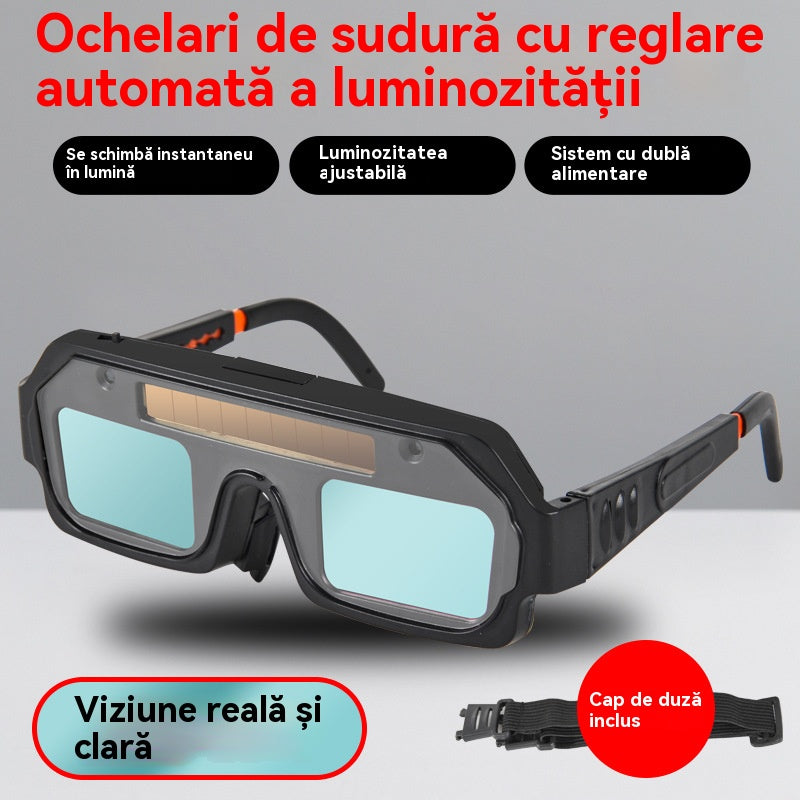 💥🔥🕶️ Купи 1, вземи 1 безплатно – Професионални заваръчни очила с автоматично затъмняване и UV защита