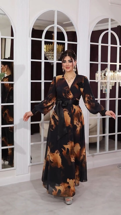 💕【S-5XL】🌷Rochie fierbinte de vara cu imprimeu trandafiri din tul