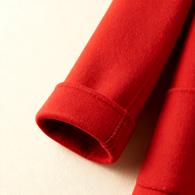 📢50% rabat 🔥Nowy model 2025 roku damski wyjątkowy kaput z czystej wełny