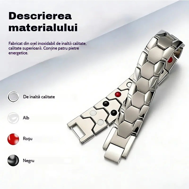 ✨Cumpără 1, primești 1 gratis✨ Brățară magnetică detașabilă pentru bărbați✅️Ramburs la livrare