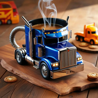 🚛【Kup jeden, drugi gratis】Ręcznie robiony kubek do kawy w kształcie ciężarówki