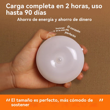 🏡💡【Compra 1, llévate 1 gratis】Luz LED inteligente que detecta el cuerpo humano, fácil de cargar y práctica