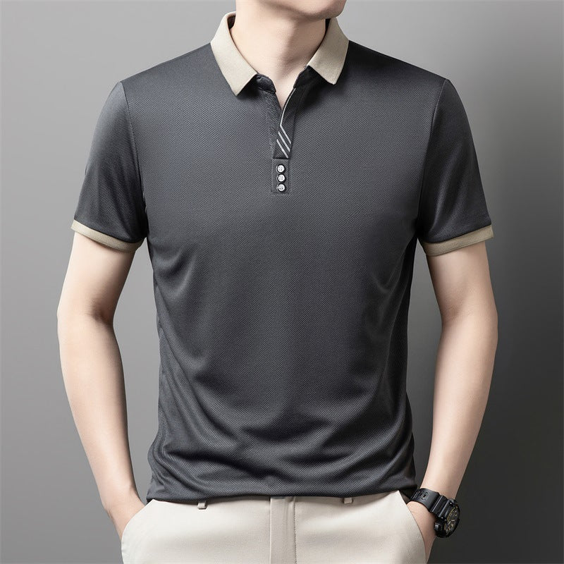✨【50% OFF】 Nová pánska polokošeľa s krátkym rukávom a priedušnou klopou na rok 2026