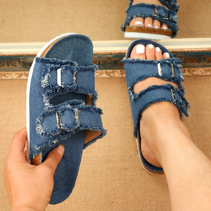 👡50% reducere✨✨【35-43】Sandale cu platformă, stil cowboy, de vară retro, pentru femei
