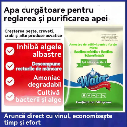 🌊【500g】 Pudră Premium pentru Iaz | Clarificator de Apă și Control al Algelor