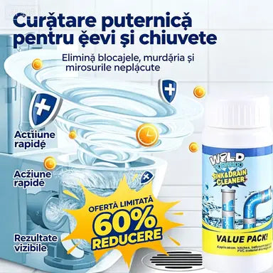 🛁💦【Cumpără 1, primești 1 gratuit】🌟Soluție pentru curățarea chiuvetei și a scurgerilor: Spumă de înaltă densitate, fabricată din extracte și enzime care se descompun.
