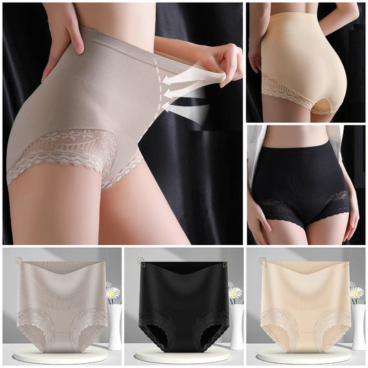 【🔥Cumpărați 3 și primiți 3 gratuit】2025 lenjerie intima elegantă, sexy, nouă pentru controlul burticii, elasticitate ridicată, confortabilă și antibacteriană 【35-100KG】