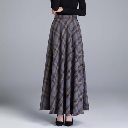 【M-3XL】Fusta de lână îngroșată de toamnă și iarnă-3841138