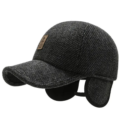 🔥🧢 Șapcă călduroasă pentru bărbați cu protecție pentru urechi – confort pentru toamnă și iarnă
