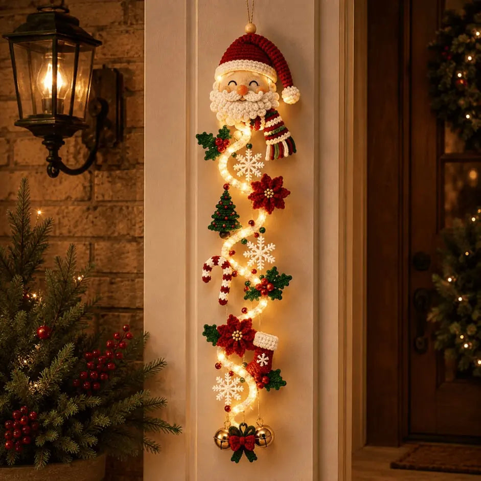 🎄🎃 Ultima zi! 🎅 Profită de o reducere de 49% la decorațiunile luminoase de Crăciun pentru ușă!