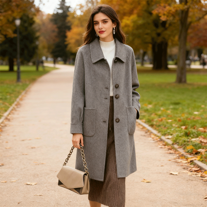 🔥🔥【Mitad de precio a finales de mes】Nuevos modelos de chaquetas de cuero sintético gruesas para otoño/invierno 2025, estilo de longitud media, slim fit