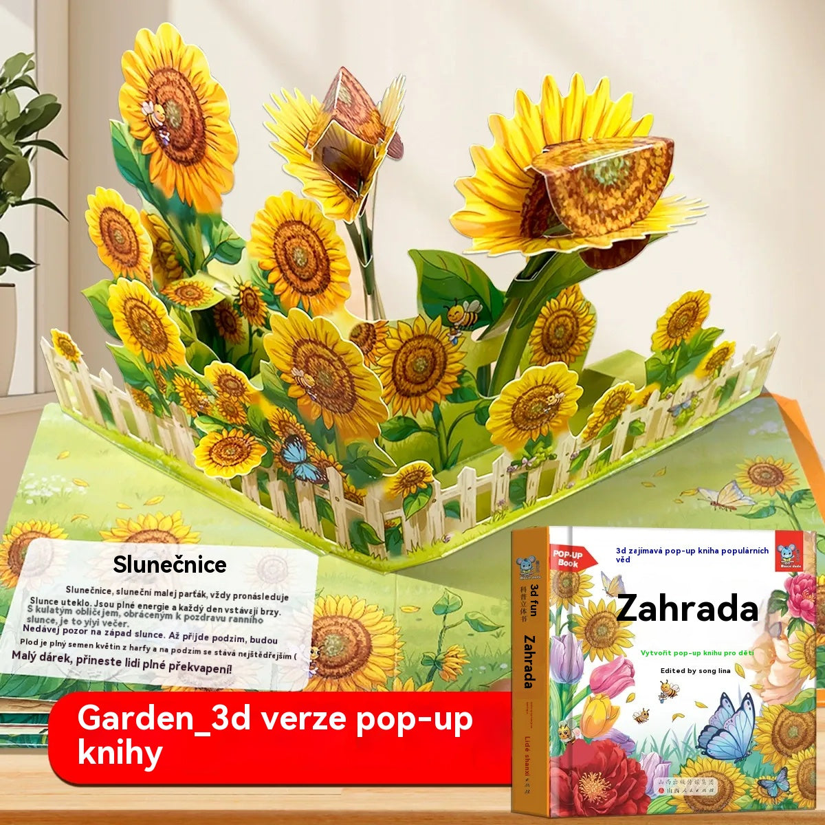 【Kupte 2, dostanete 2 zadarmo】4 kusy 🎁🎁 3D kniha s vyskakovacím oknem a zvieratami