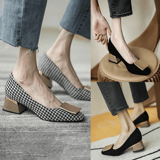 【35-40】2024 noi tocuri înalte retro la modă de înaltă calitate