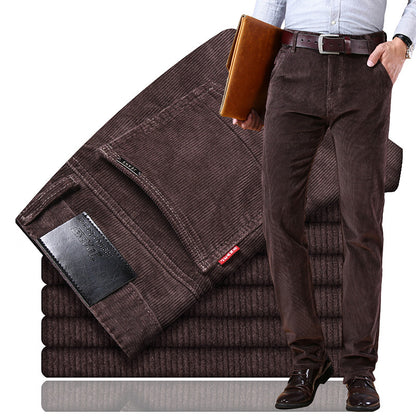 🏆 Best-seller 【-50% reducere 🔥🔥】Pantaloni clasici din reiat pentru bărbați