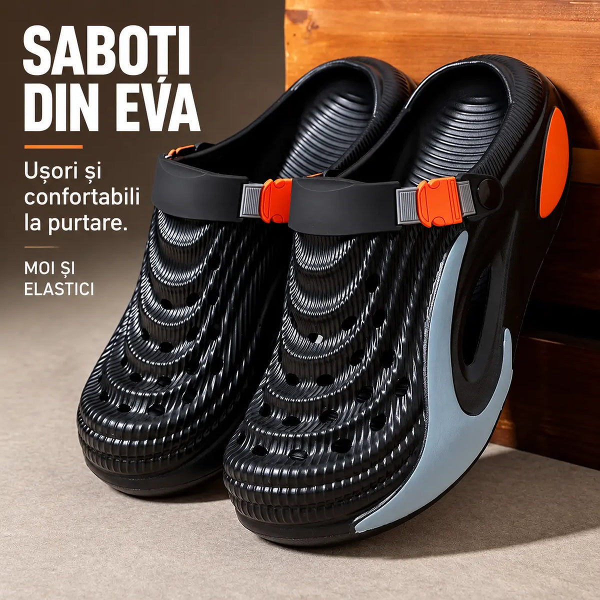 👟 Ofertă specială cu 50% reducere 🌬️ Sandale multifuncționale pentru bărbați, cu talpă EVA îngroșată – antiderapante, ultraușoare și respirabile, ideale pentru plajă, sport și purtare zilnică 🏃‍♂️